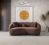Bonita Coffee Velvet Loveseat from Nova Furniture - Luna Furniture