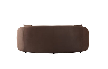 Bonita Coffee Velvet Sofa from Nova Furniture - Luna Furniture