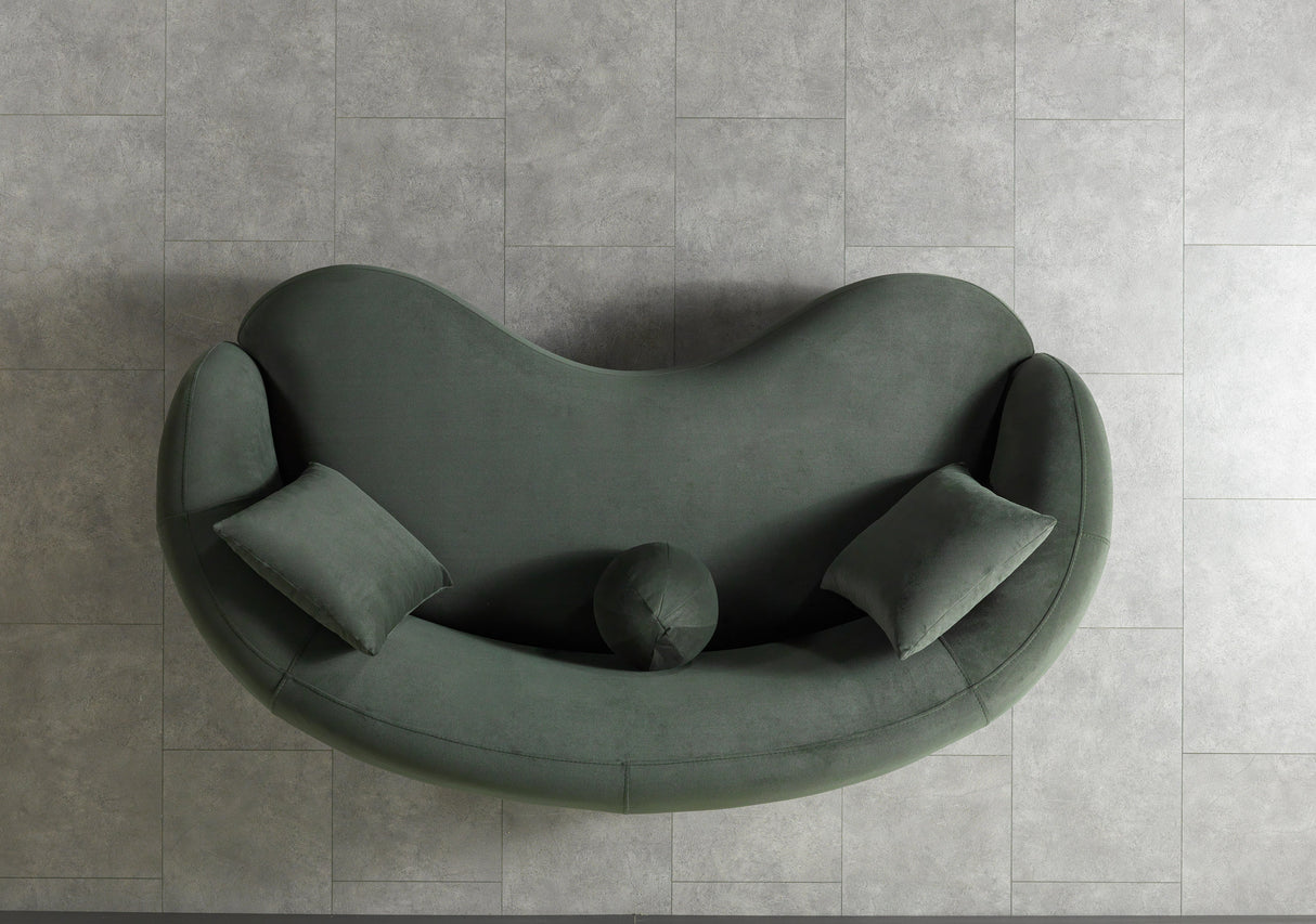 Bonita Green Velvet Sofa & Loveseat from Nova Furniture - Luna Furniture