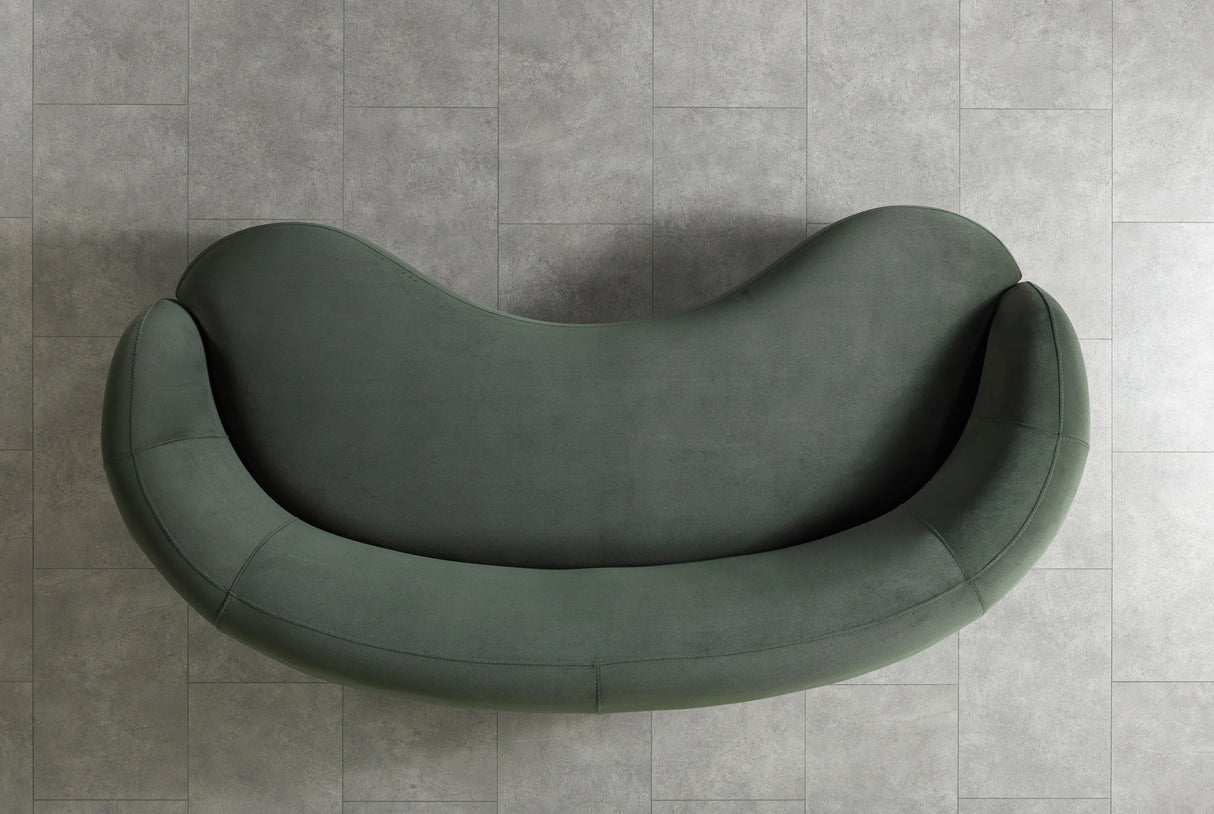Bonita Green Velvet Sofa & Loveseat from Nova Furniture - Luna Furniture