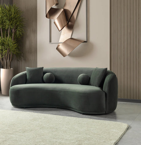 Bonita Green Velvet Sofa & Loveseat from Nova Furniture - Luna Furniture
