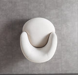 Bonita Ivory Velvet Accent Chair from Nova Furniture - Luna Furniture