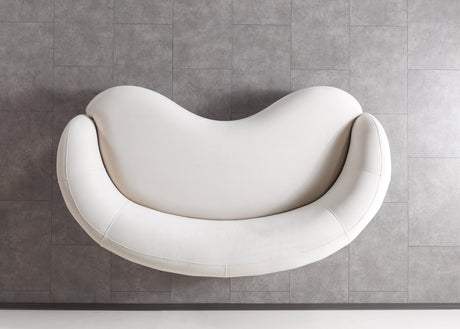 Bonita Ivory Velvet Sofa & Loveseat from Nova Furniture - Luna Furniture