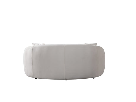 Bonita Ivory Velvet Sofa & Loveseat from Nova Furniture - Luna Furniture
