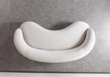 Bonita Ivory Velvet Sofa from Nova Furniture - Luna Furniture