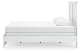 Bostwick Shoals King Panel Bed with Dresser and Nightstand in White from Ashley - Luna Furniture