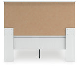 Bostwick Shoals Queen Panel Bed with Dresser in White from Ashley - Luna Furniture