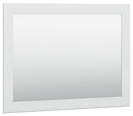 Bostwick Shoals White Bedroom Mirror (Mirror Only) from Ashley - Luna Furniture