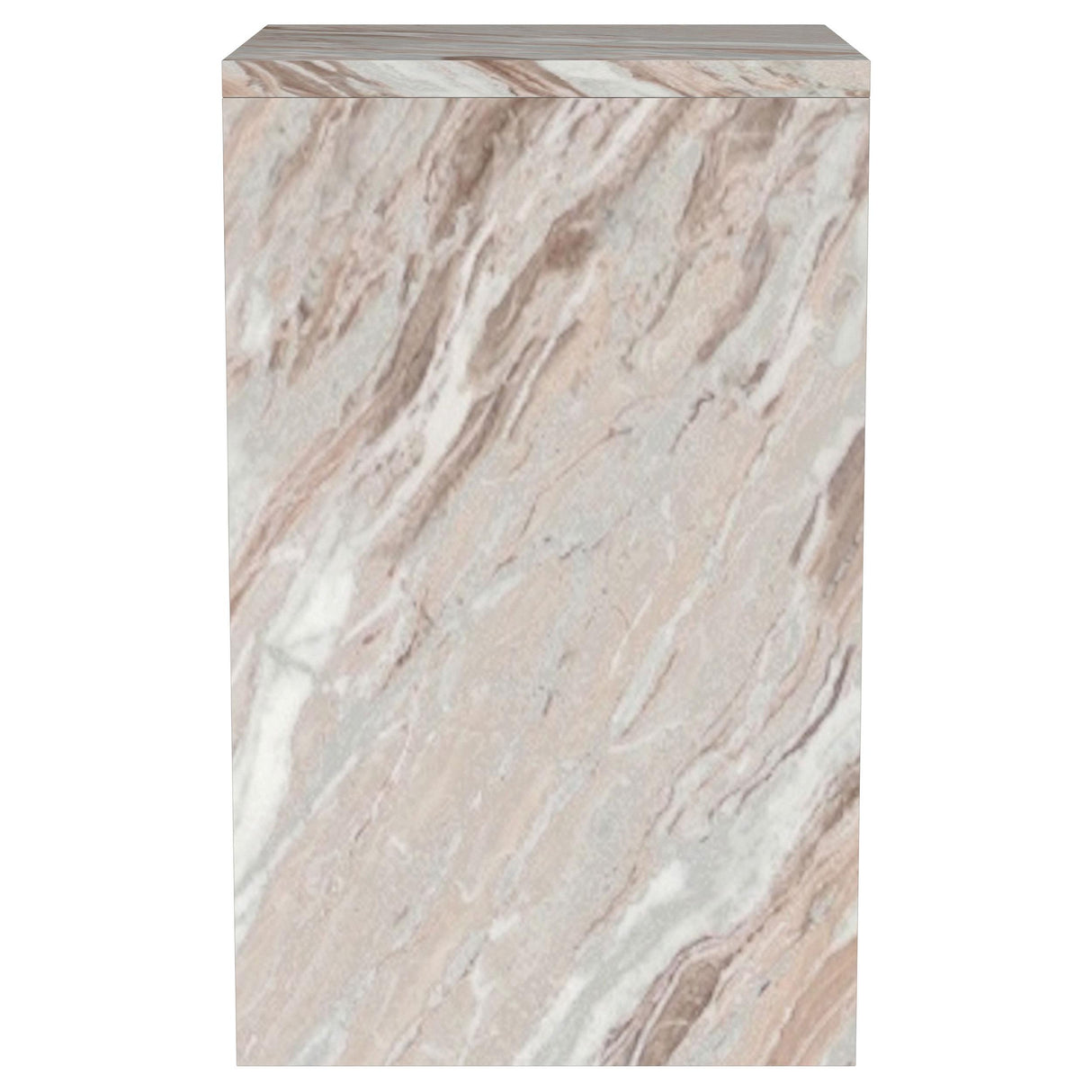 Bowdoin Gray Genuine Marble Accent Side Table from Coaster - Luna Furniture