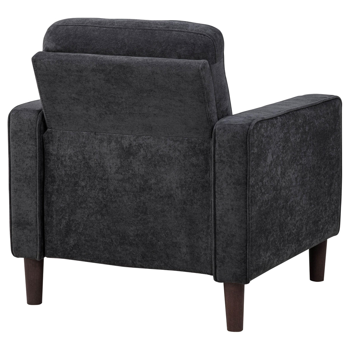 Bowen Gray Fabric Upholstered Track Arm Chair from Coaster - Luna Furniture