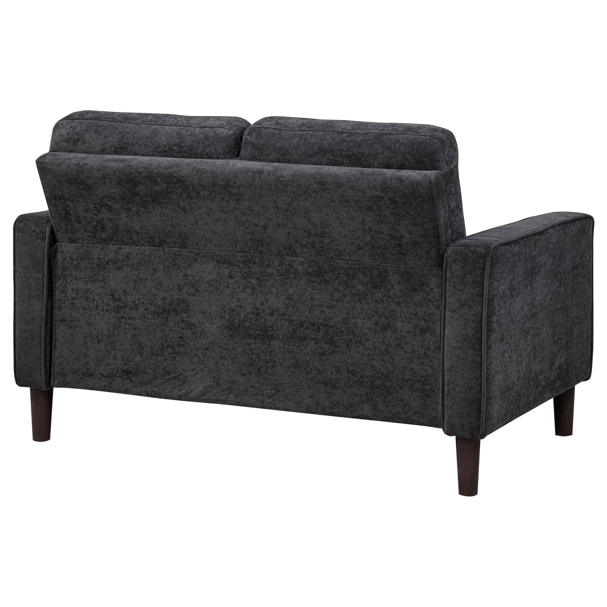 Bowen Gray Fabric Upholstered Track Arm Loveseat from Coaster - Luna Furniture