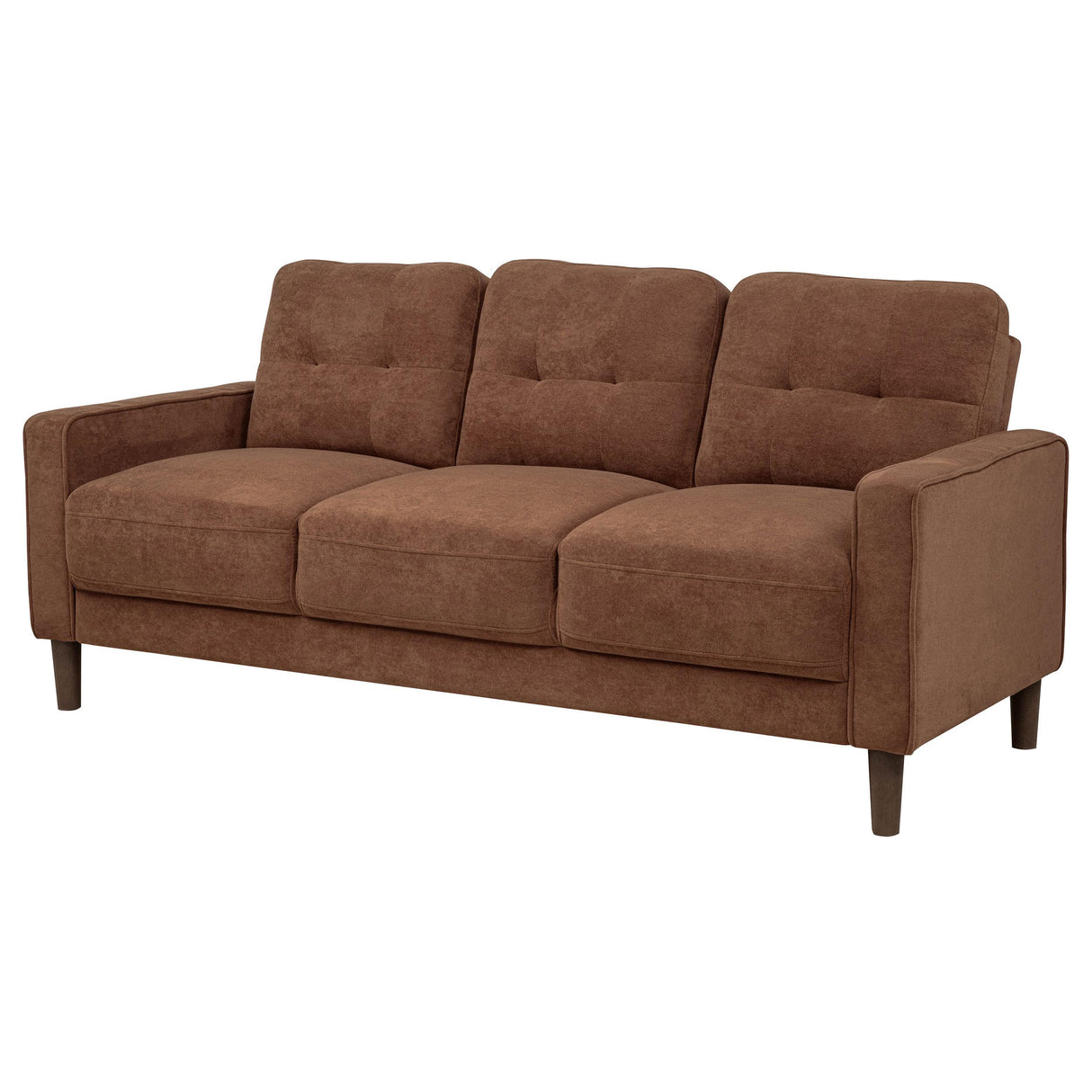 Bowen Rust Fabric Upholstered Track Arm Sofa from Coaster - Luna Furniture
