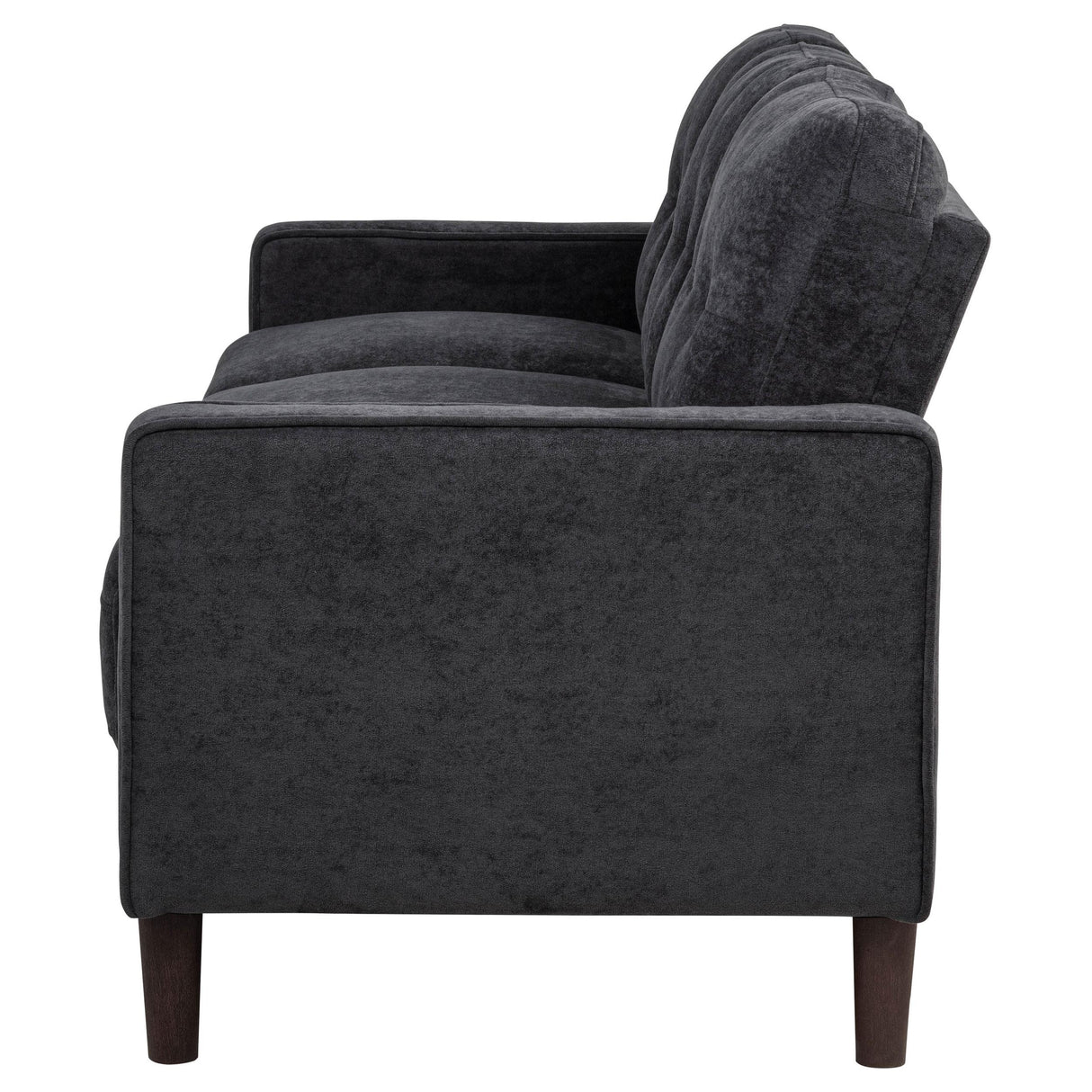 Bowen Gray Fabric Upholstered Track Arm Sofa from Coaster - Luna Furniture