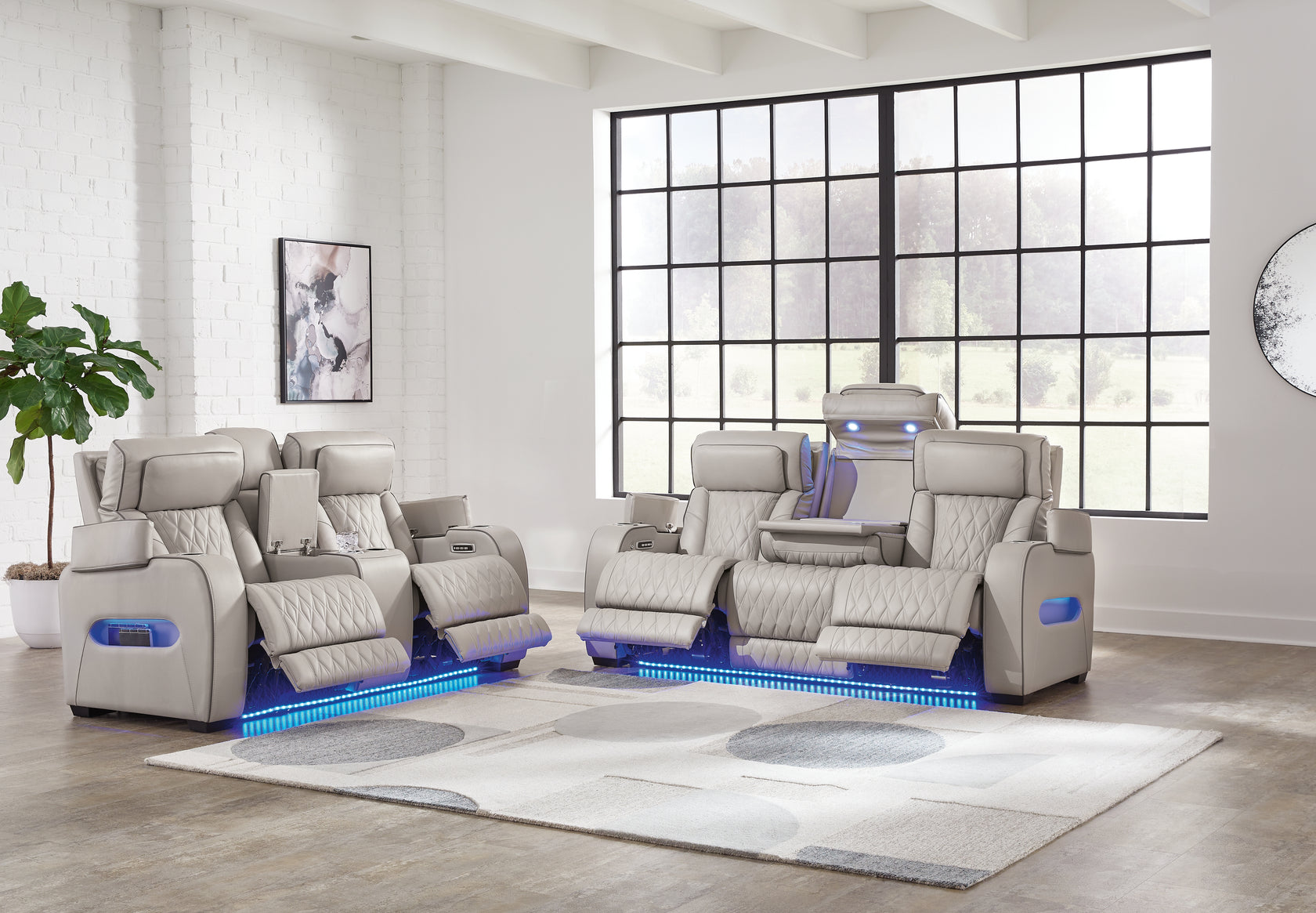 Boyington Sofa, Loveseat and Recliner in Gray from Ashley Furniture - Luna Furniture
