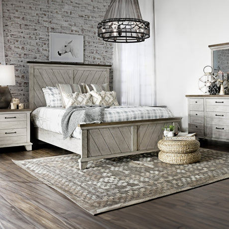 Bear Creek 4-Piece King Set(King Bed/DR/MR/NS) from Steve Silver - Luna Furniture