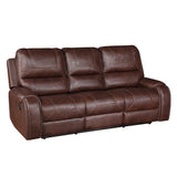 Keily Brown 3-Piece Manual Reclining Living Room Set from Steve Silver - Luna Furniture