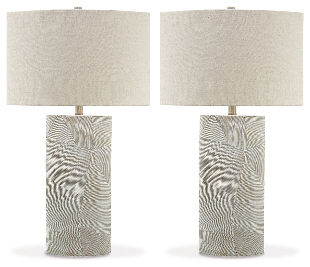 Bradard 2-Piece Table Lamp Set in Brown from Ashley - Luna Furniture