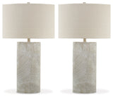 Bradard 2-Piece Table Lamp Set in Brown from Ashley - Luna Furniture