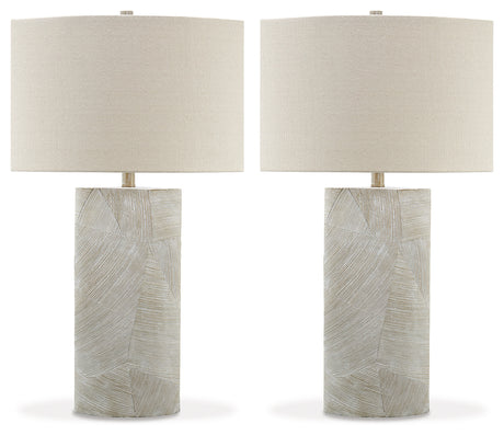 Bradard 2-Piece Table Lamp Set in Brown from Ashley - Luna Furniture