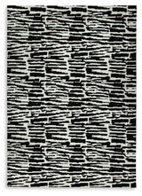 Bramshaw Black/Ivory Extra Large Rug from Ashley - Luna Furniture