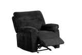 Bravo Black 3-Piece Reclining Set from Happy Homes - Luna Furniture