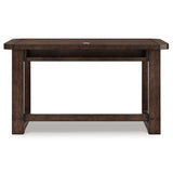 Breckington Dark Brown 56" Home Office Desk from Ashley - Luna Furniture
