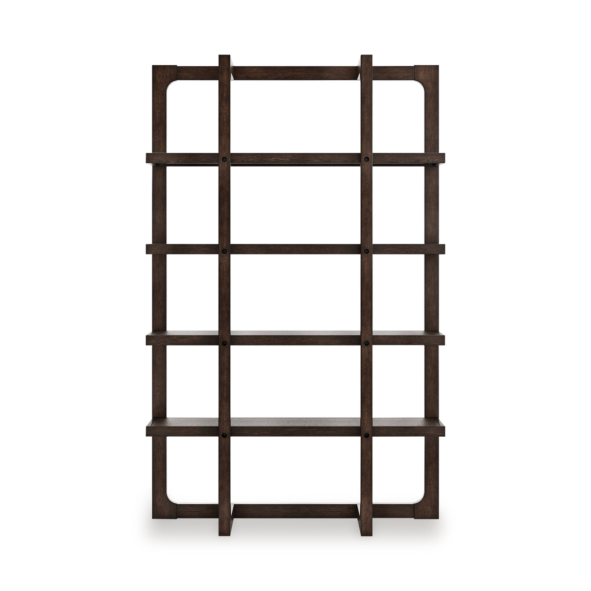 Breckington Dark Brown 76" Bookcase from Ashley - Luna Furniture