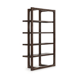 Breckington Dark Brown 76" Bookcase from Ashley - Luna Furniture
