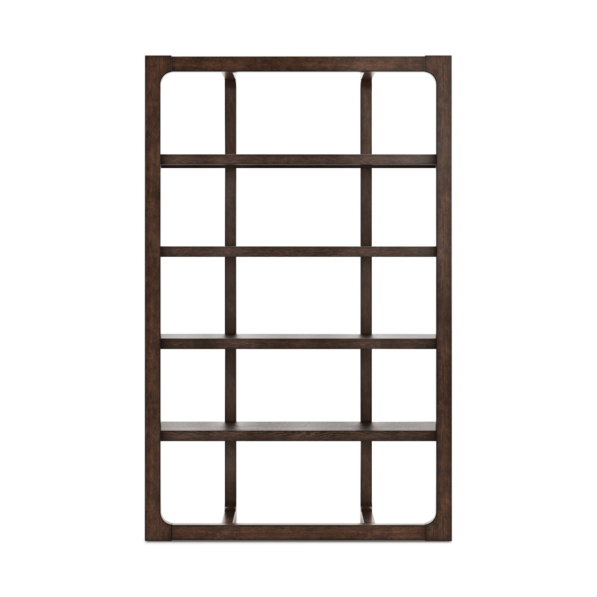 Breckington Dark Brown 76" Bookcase from Ashley - Luna Furniture