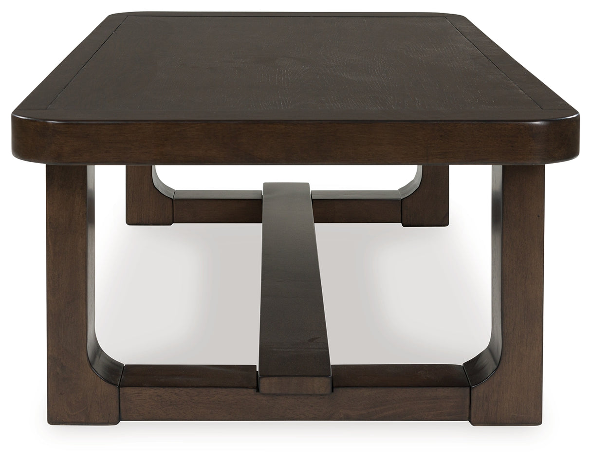 Breckington Dark Brown Coffee Table from Ashley - Luna Furniture