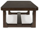 Breckington Dark Brown Coffee Table from Ashley - Luna Furniture