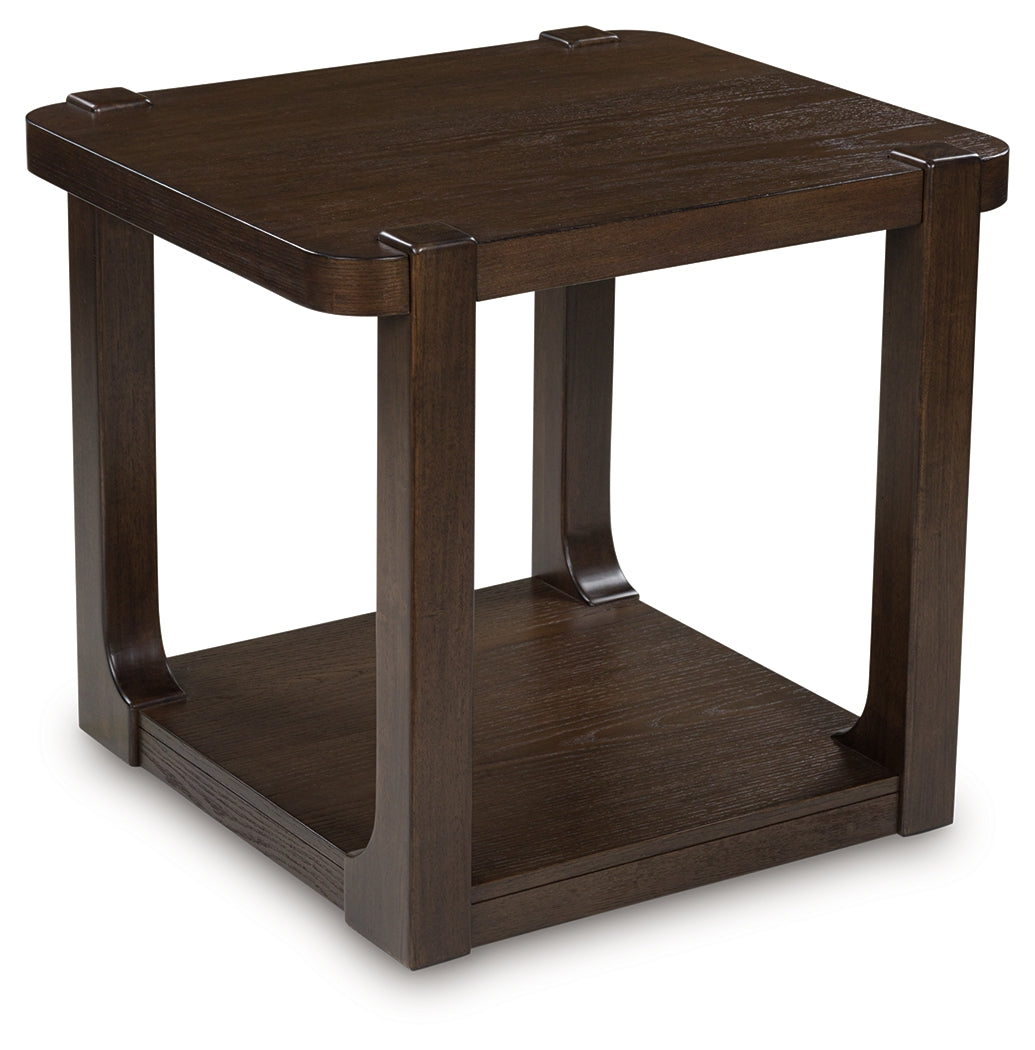 Breckington Dark Brown End Table from Ashley - Luna Furniture