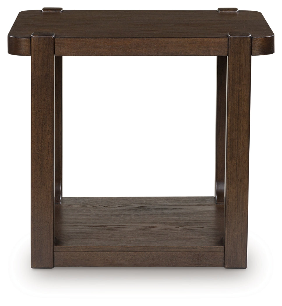 Breckington Dark Brown End Table from Ashley - Luna Furniture