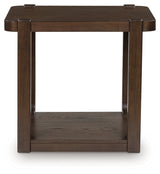 Breckington Dark Brown End Table from Ashley - Luna Furniture