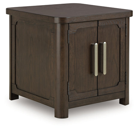 Breckington Dark Brown End Table from Ashley - Luna Furniture