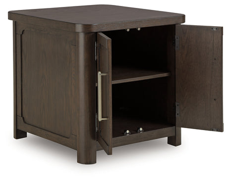 Breckington Dark Brown End Table from Ashley - Luna Furniture