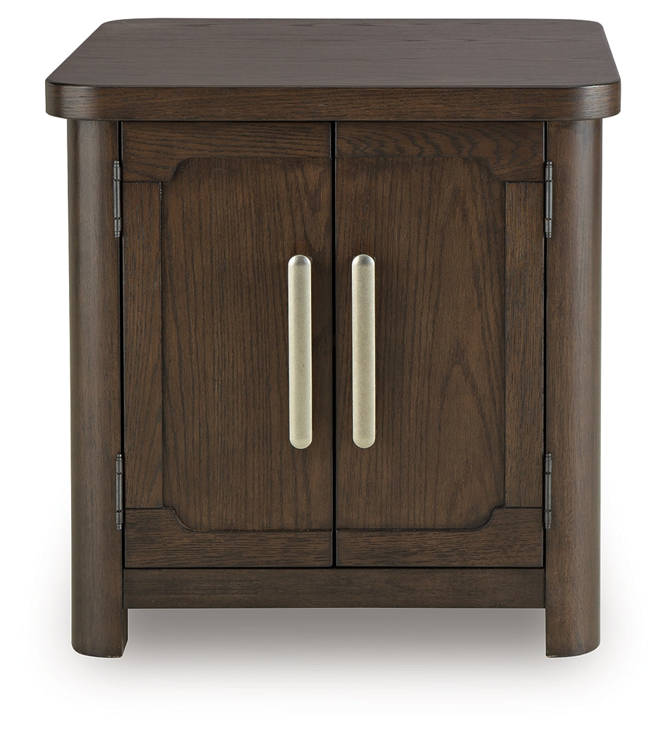 Breckington Dark Brown End Table from Ashley - Luna Furniture