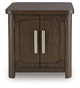 Breckington Dark Brown End Table from Ashley - Luna Furniture