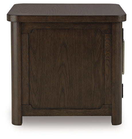 Breckington Dark Brown End Table from Ashley - Luna Furniture