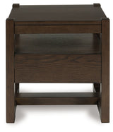 Breckington Dark Brown End Table from Ashley - Luna Furniture