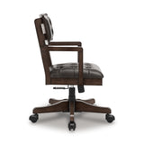Breckington Dark Brown Home Office Desk Chair from Ashley - Luna Furniture