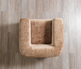Brenda Coffee Boucle Chair from Nova Furniture - Luna Furniture