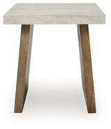 Brendalhouse Light Brown End Table from Ashley - Luna Furniture