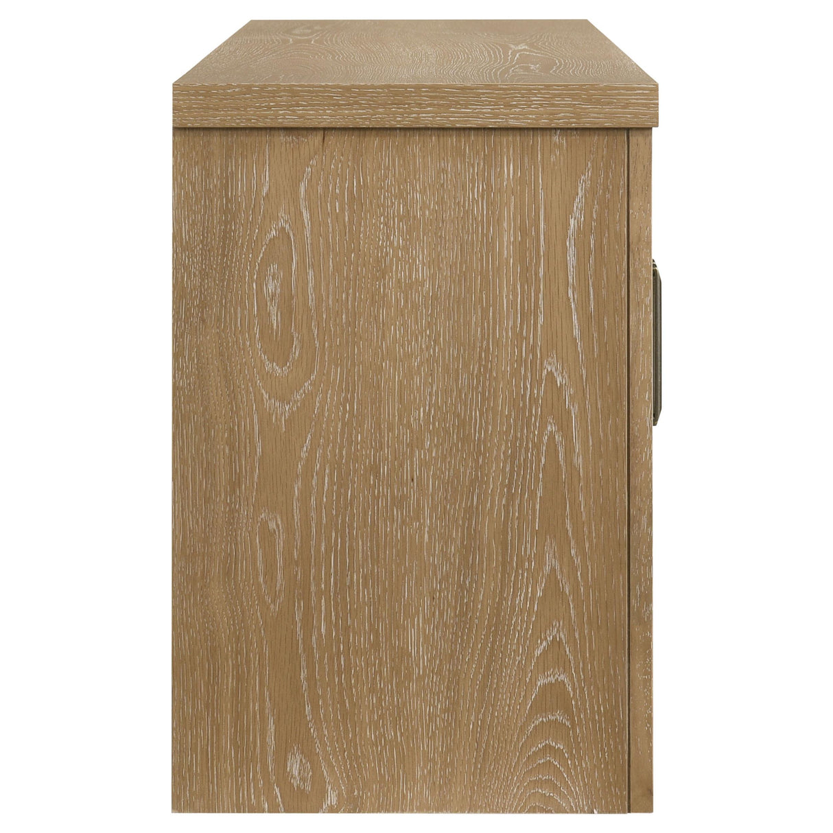 Brenham Light Oak 79-inch 4-Door TV Stand Media Console from Coaster - Luna Furniture