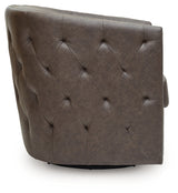 Brentlow Granite Swivel Accent Chair from Ashley - Luna Furniture