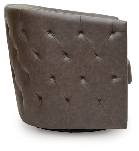 Brentlow Granite Swivel Accent Chair from Ashley - Luna Furniture
