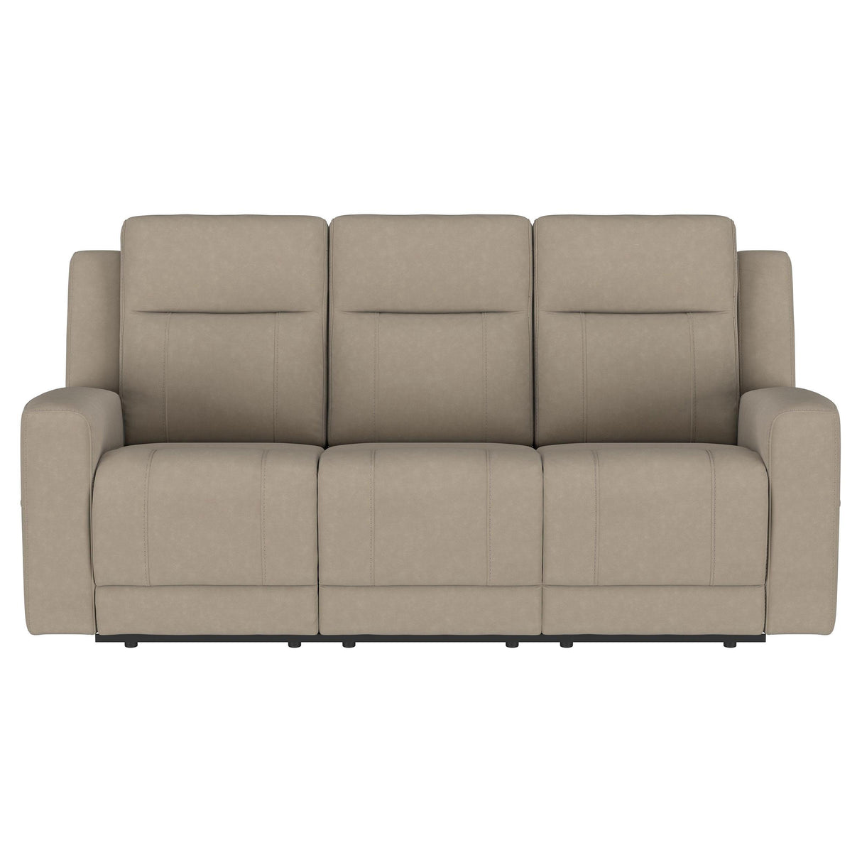 Brentwood Taupe Upholstered Motion Reclining Living Room Set from Coaster - Luna Furniture
