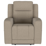Brentwood Taupe Upholstered Motion Reclining Living Room Set from Coaster - Luna Furniture