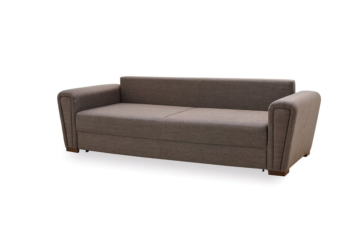 Brera Brown/Blue 3-Seater Sofa Bed with Storage - BRERA 03.302.0488.5576.0048.0000.20.14 - 