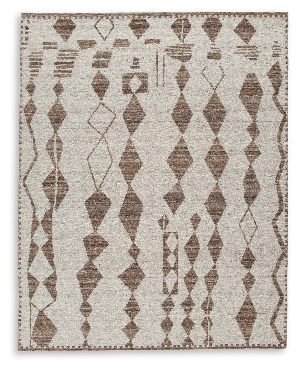 Brettler Beige/Brown Large Rug from Ashley - Luna Furniture
